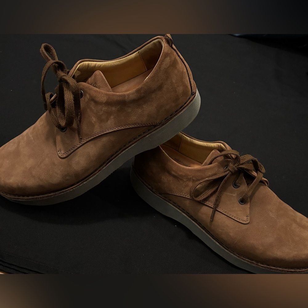 Samuel Hubbard Men’s Brown Nubuck Dress Casual